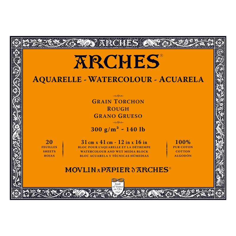 Blocco acquerello Arches - AQVARELLE ARCHES - 31 x 41 cm - 20
