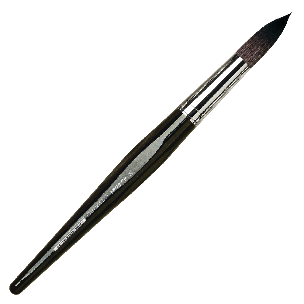 Pennello Sintetico Da Vinci CASANEO per acquerello, tondo lunghezza media -  Serie 5598 N.30
