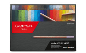 SCATOLA CARAN D'ACHE DA 40 MATITE PASTEL PENCILS - immagine 2