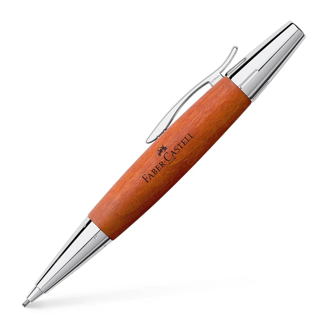 138382 Portamine e-motion Chrome Wood marrone - immagine 1