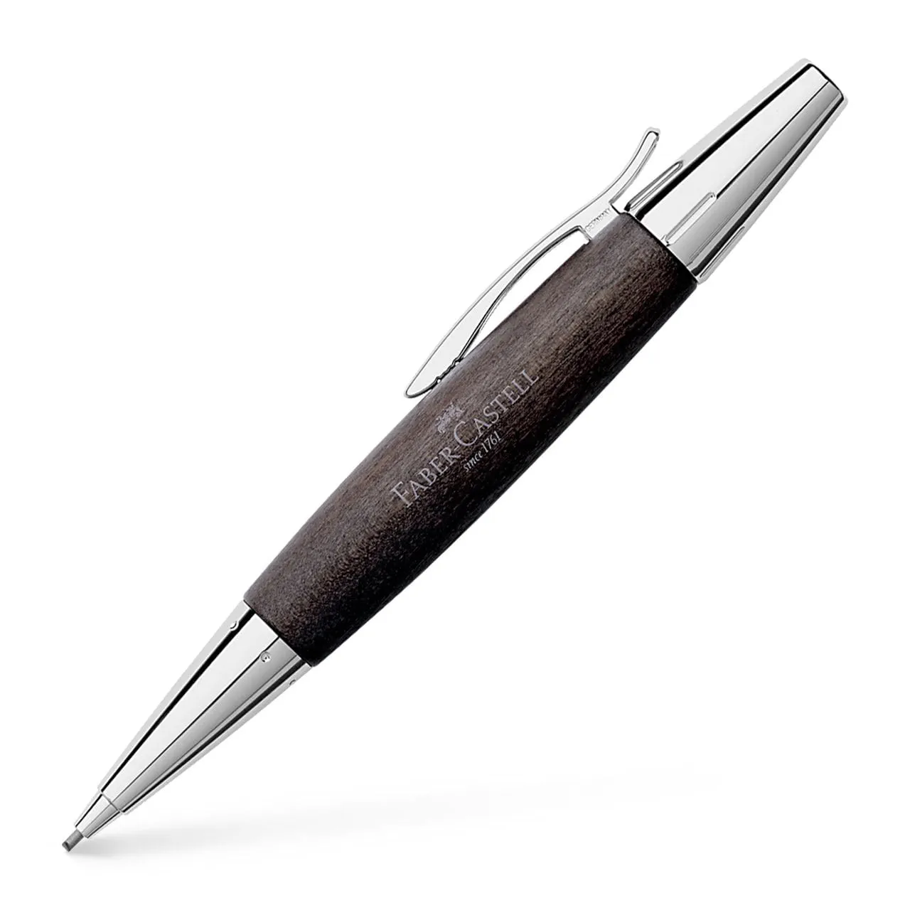 138383 Portamine e-motion Chrome Wood nero - immagine 1
