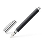 Stilografica Ambition resin opaca nera F