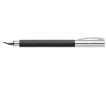 Stilografica Ambition resin opaca nera F - immagine 3