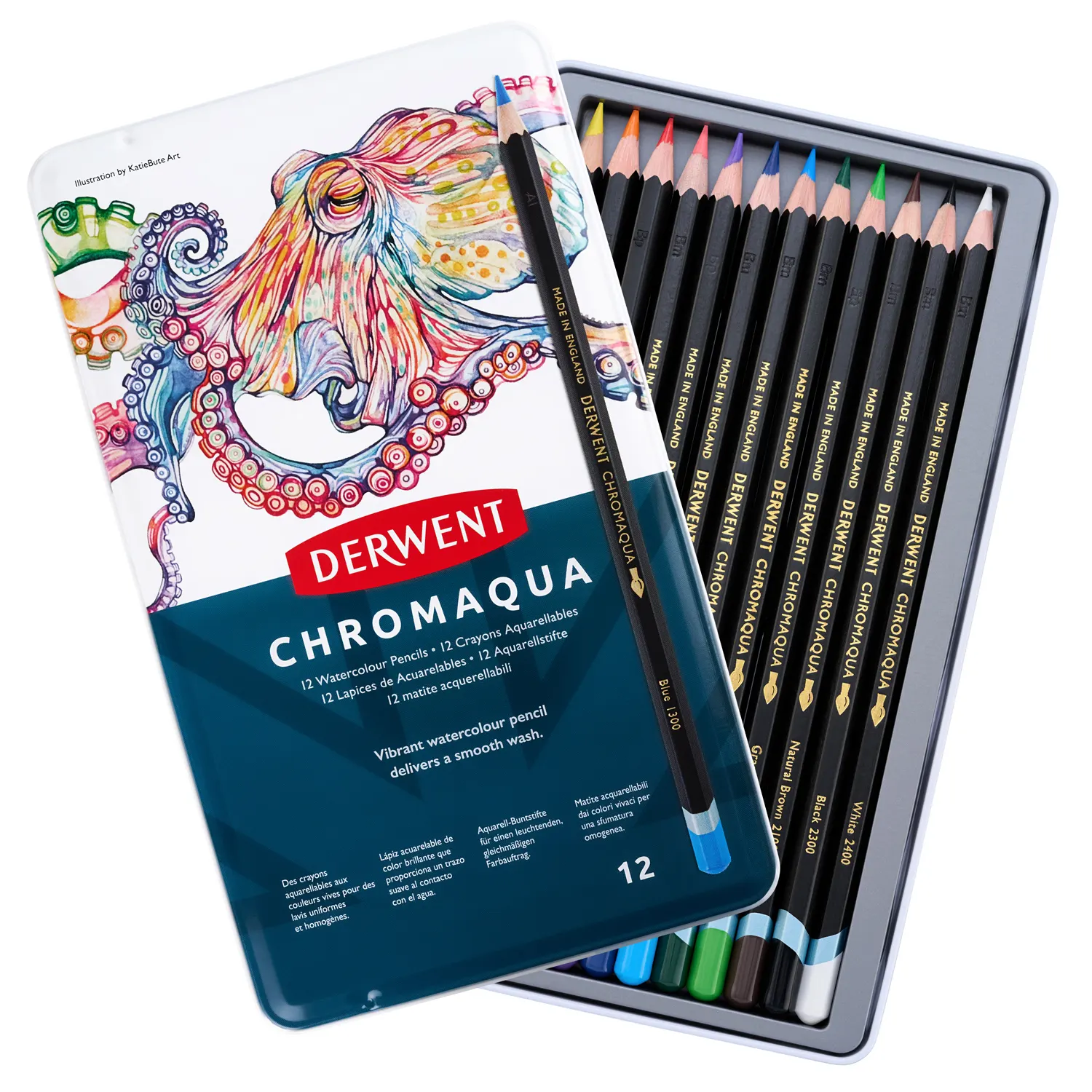 Chromaqua-12 Derwent Chromaqua - Set da 12 - immagine 1